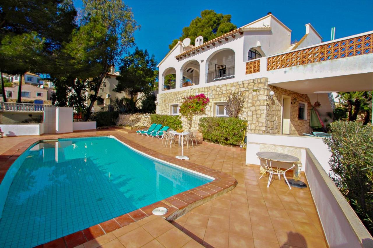 Dos Chicas - Sea View Villa With Private Pool In Moraira Teulada Exterior foto